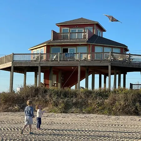Stunning Beachfront 3 Bedroom Home, Coralmoonbeach Bolivar Peninsula Extérieur photo
